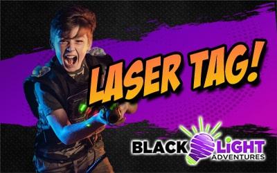 MINI Adventurers Laser Tag Blacklight Party