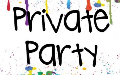  Private Party up to 25 kids and 50 adults 10-12p or 6-8p