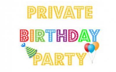  Private Party up to 25 kids 12:30-2:30p or 3-5p